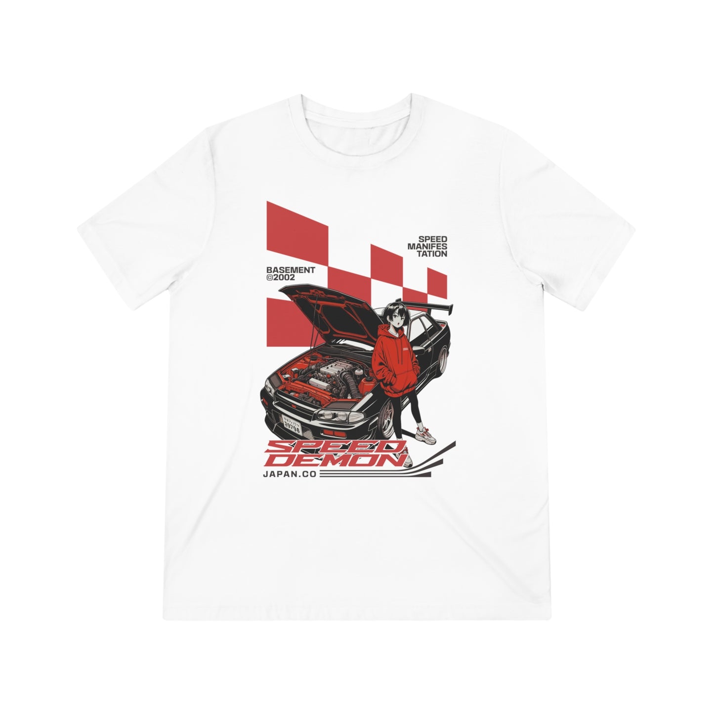 "Racing speed demon" - Unisex Crew Neck Tee