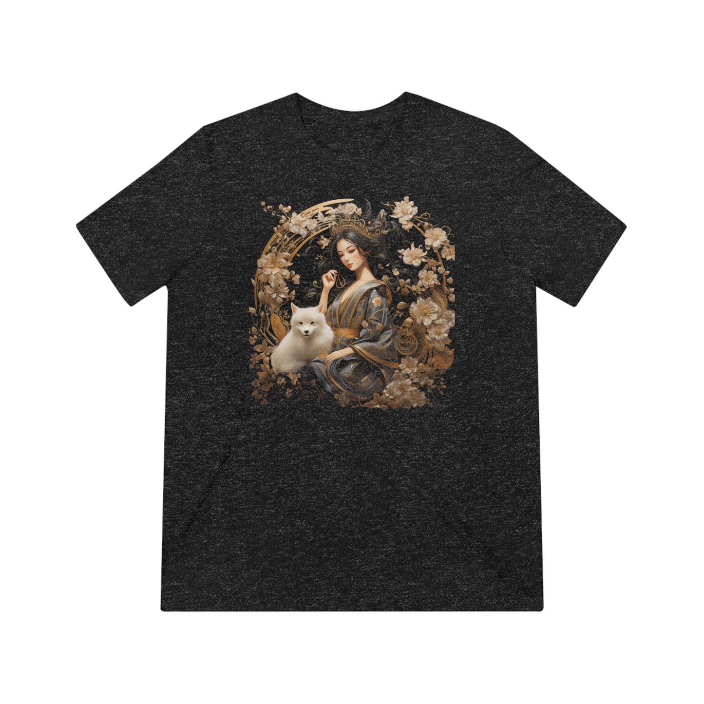 "Golden Geisha Samurai III" - Unisex Crew Neck Tee