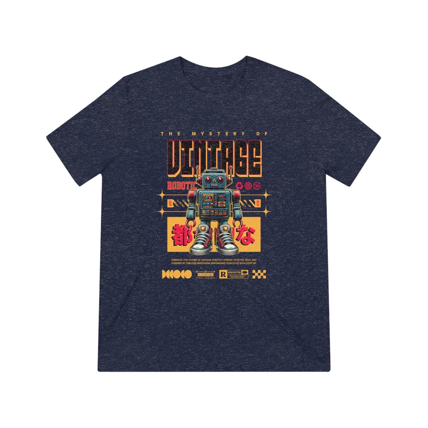 "Vintage Robotics Revival" - Unisex Crew Neck Tee