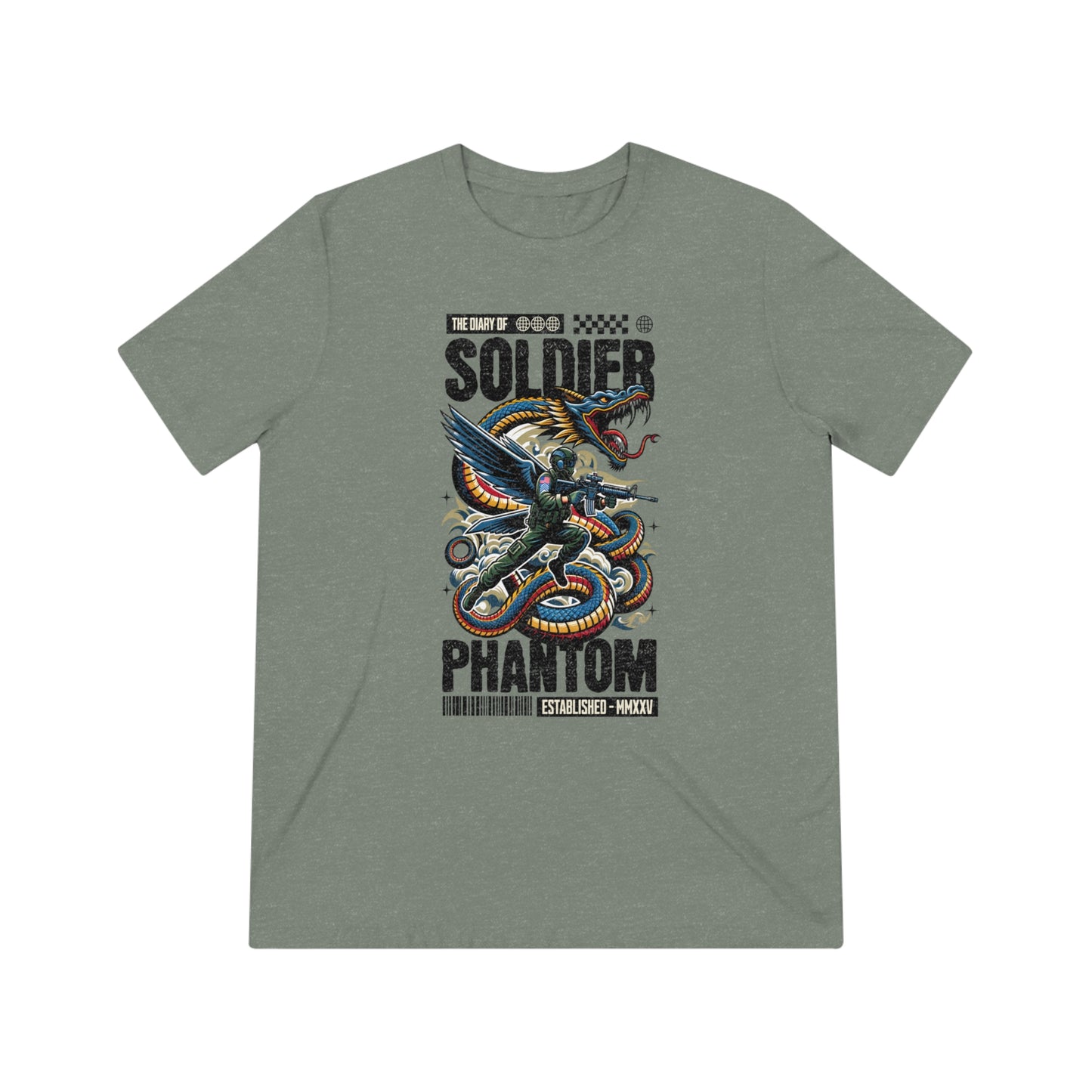 "Diary Of Soldier" - Unisex Crew Neck Tee