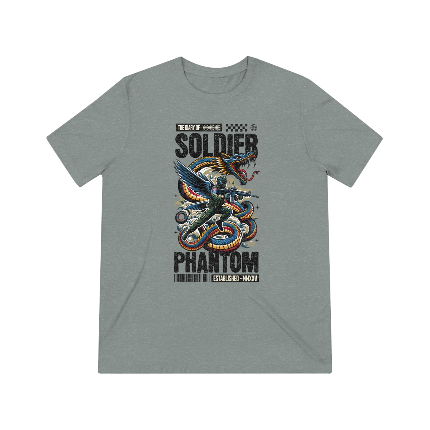 "Diary Of Soldier" - Unisex Crew Neck Tee