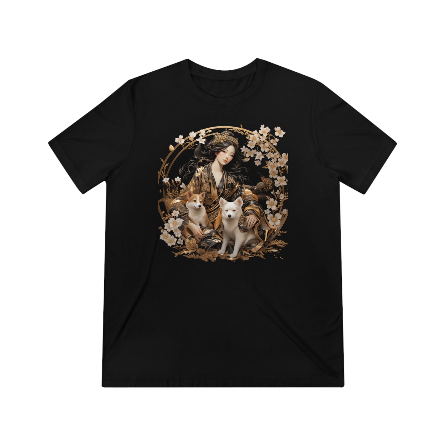 "Golden Geisha Samurai V" - Unisex Crew Neck Tee