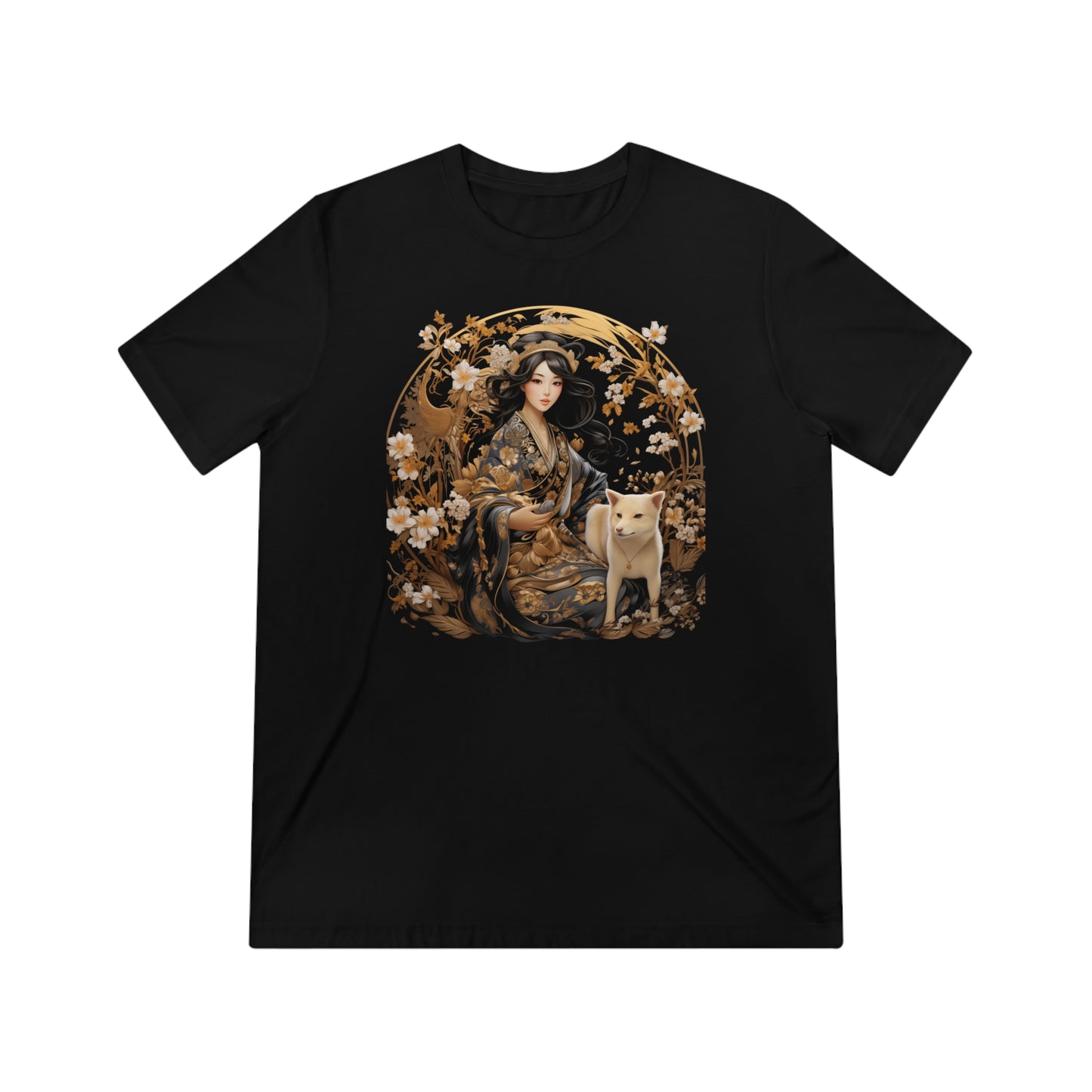 "Golden Geisha SaMURAI II" - Unisex Crew Neck Tee