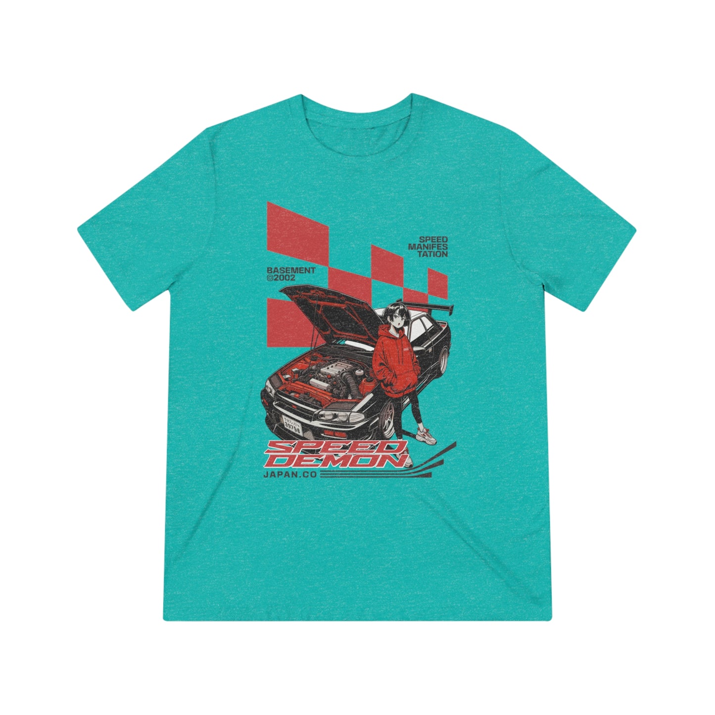 "Racing speed demon" - Unisex Crew Neck Tee