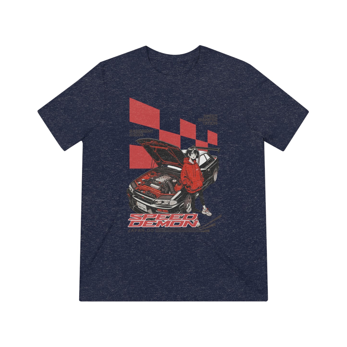 "Racing speed demon" - Unisex Crew Neck Tee