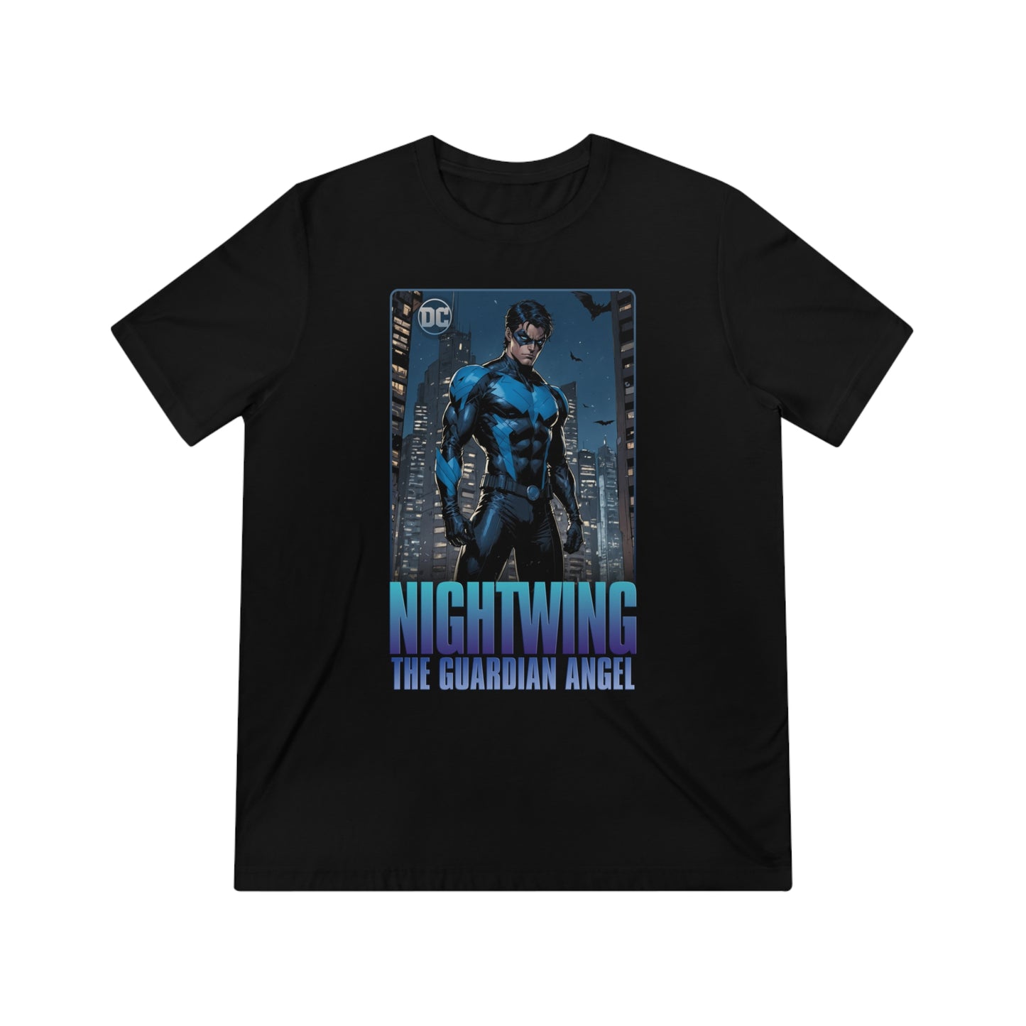 "DC_Nightwing:The Guardian Angel" - Unisex Crew Neck Tee