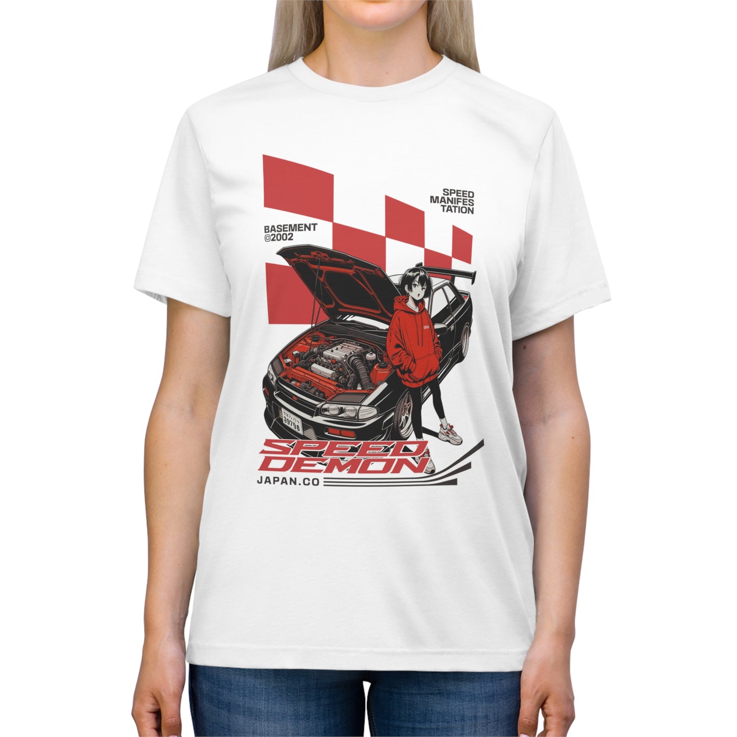 "Racing speed demon" - Unisex Crew Neck Tee