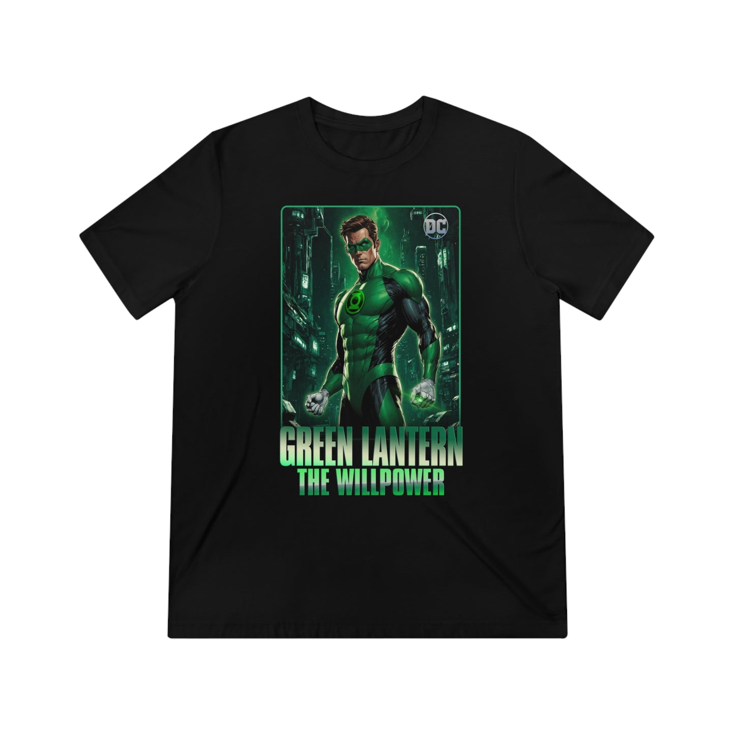 "DC_Green Lantern:The Willpower" - Unisex Crew Neck Tee