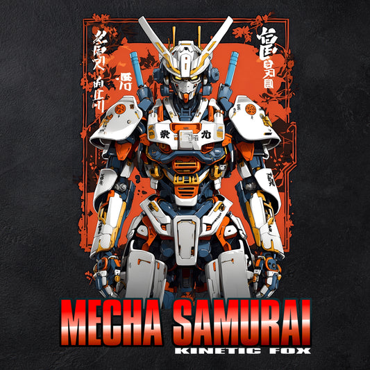 "Mecha Samurai" - Unisex Crew Neck Tee