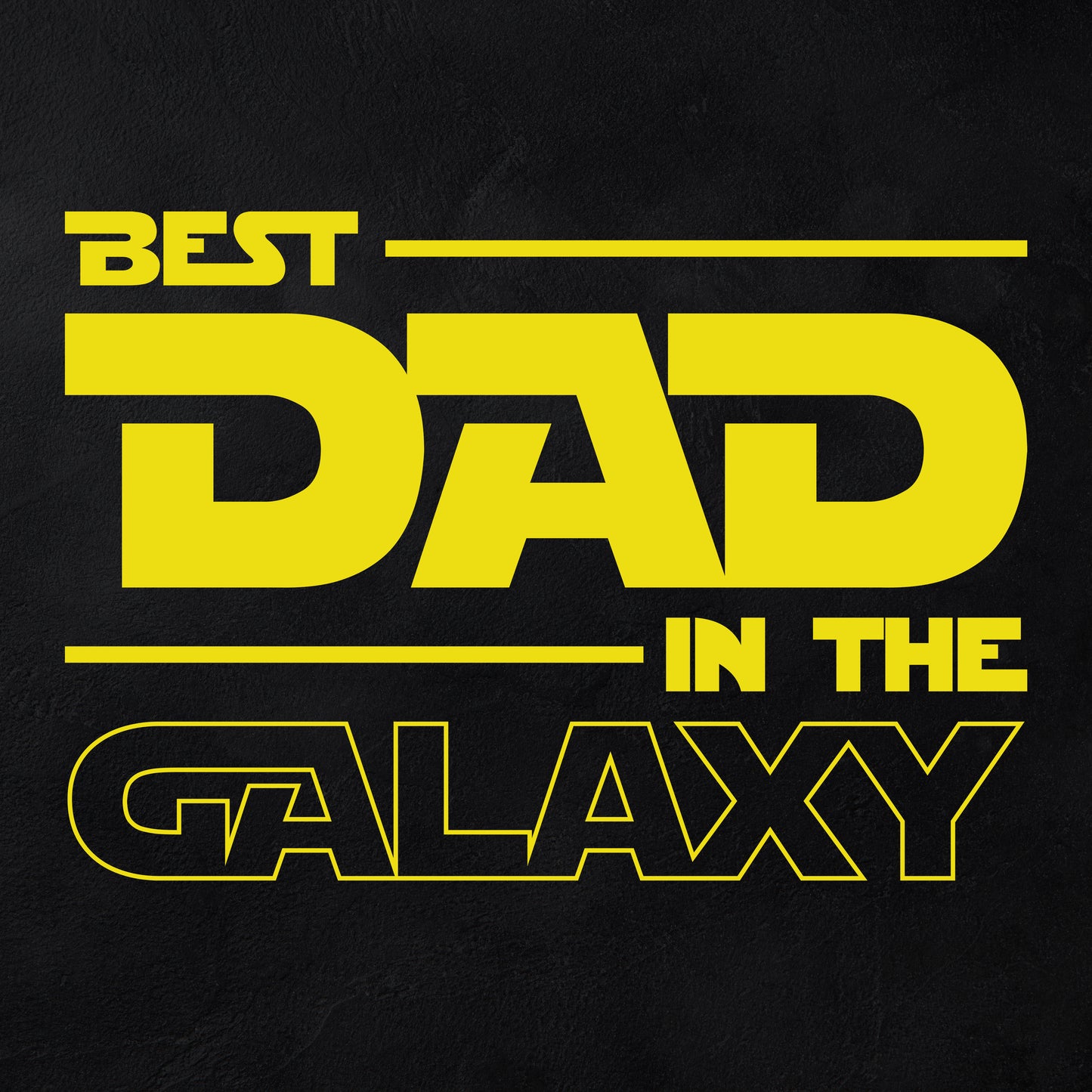 "Best Dad in The Galaxy" - Unisex Crew Neck Tee