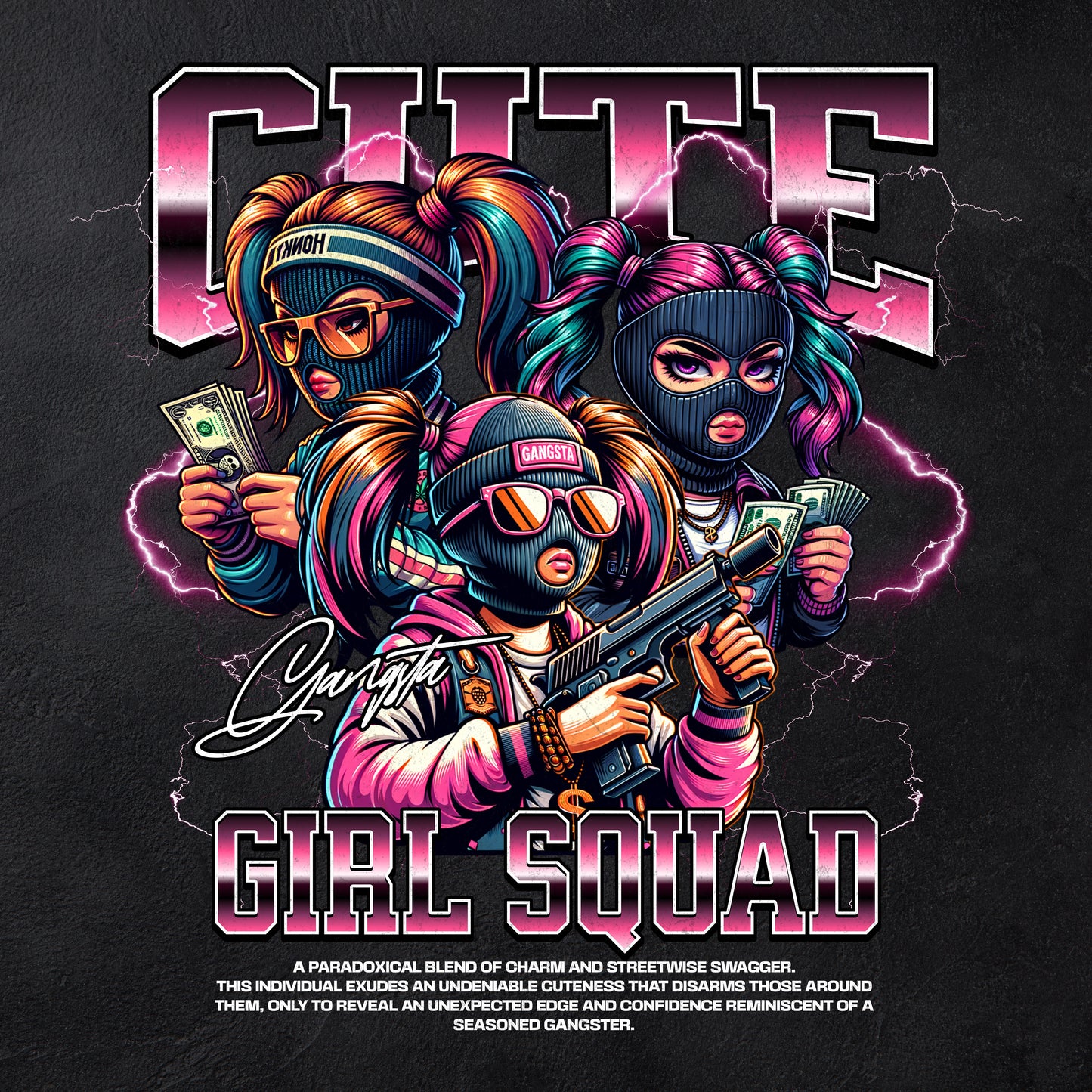 "Cute Girl Squad" - Unisex Crew Neck Tee