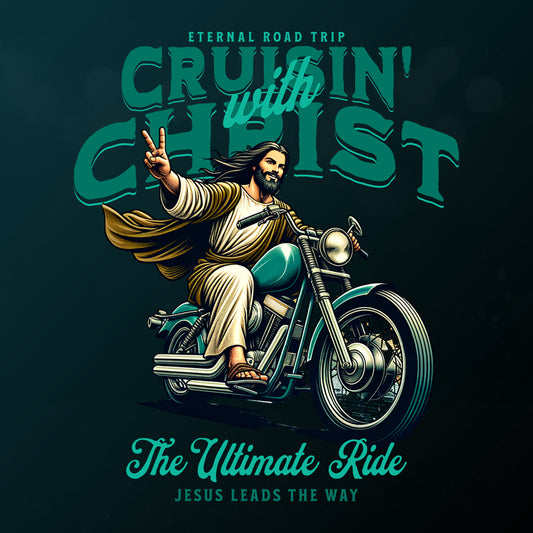 "Cruising With Christ" - Unisex Crew Neck Tee