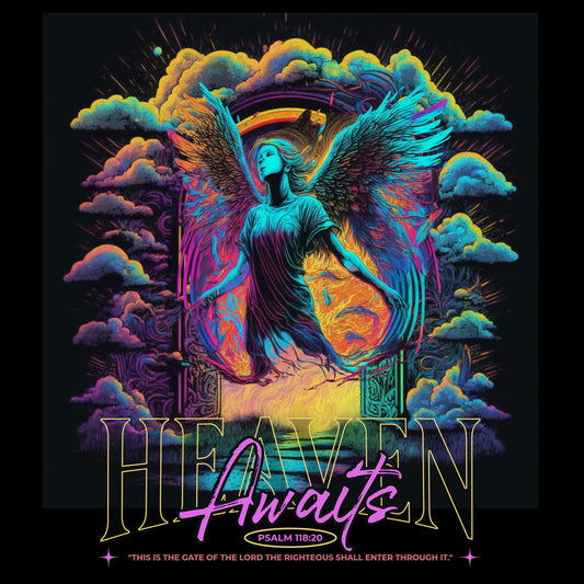 "Heaven Awaits" - Unisex Crew Neck Tee