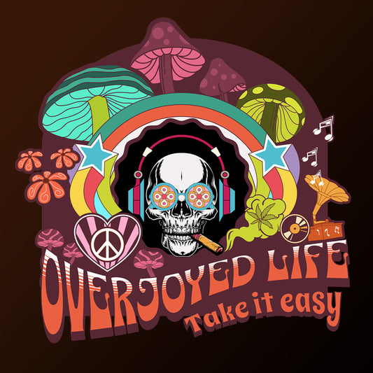 "Overjoyed Life" - Unisex Crew Neck Tee