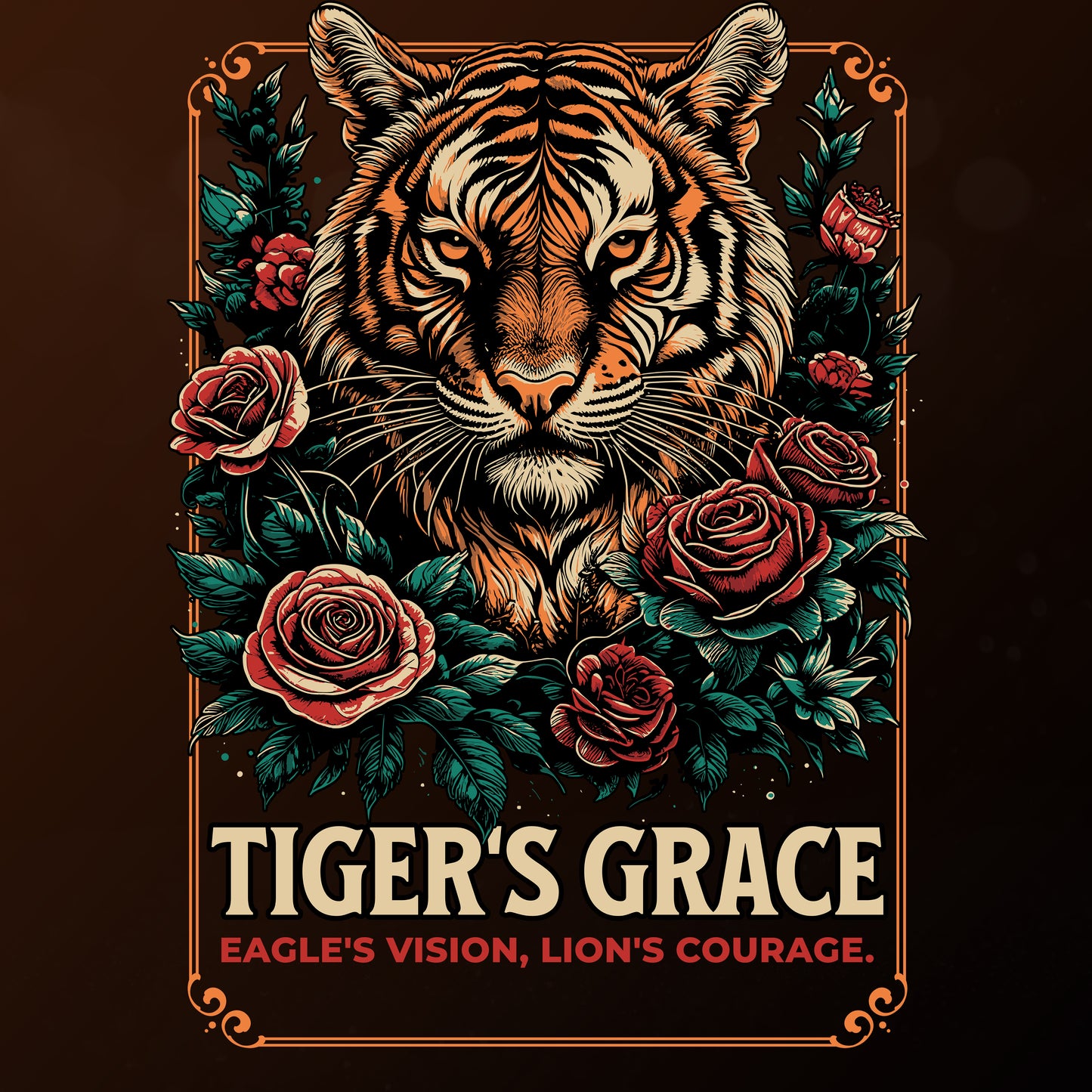 "Tigers Grace" - Unisex Crew Neck Tee