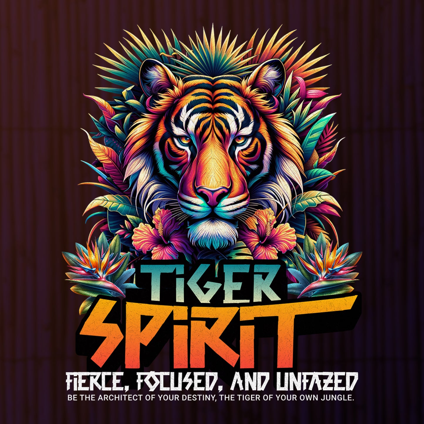 "Tiger Spirit" - Unisex Crew Neck Tee