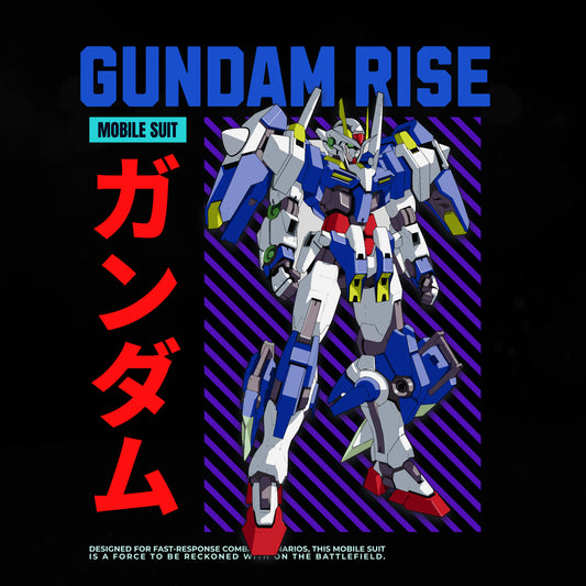 "Gundam Rise" - Unisex Crew Neck Tee